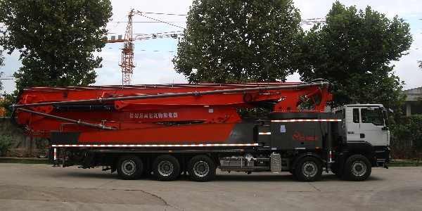 科尼樂70米混凝土泵車以下5點(diǎn)施工優(yōu)勢，工地打灰離不開